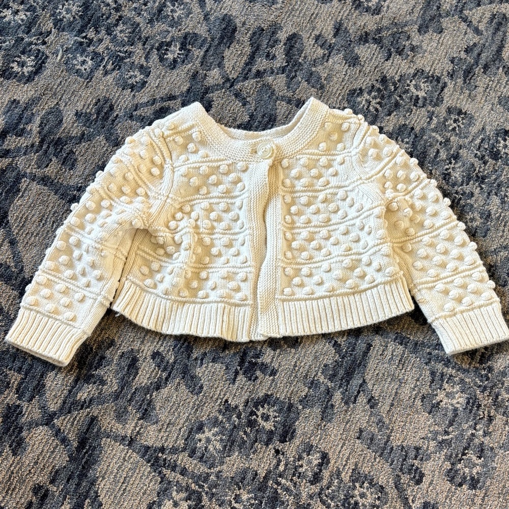 Baby gap bauble cardigan 6-12mo